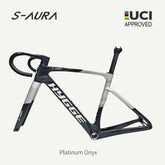 NEW COLOR S-AURA 2026 UCI APPROVED FRAMESET-Platinum Onyx
