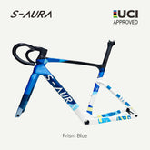NEW COLOR S-AURA 2026 UCI APPROVED FRAMESET-Prism Blue