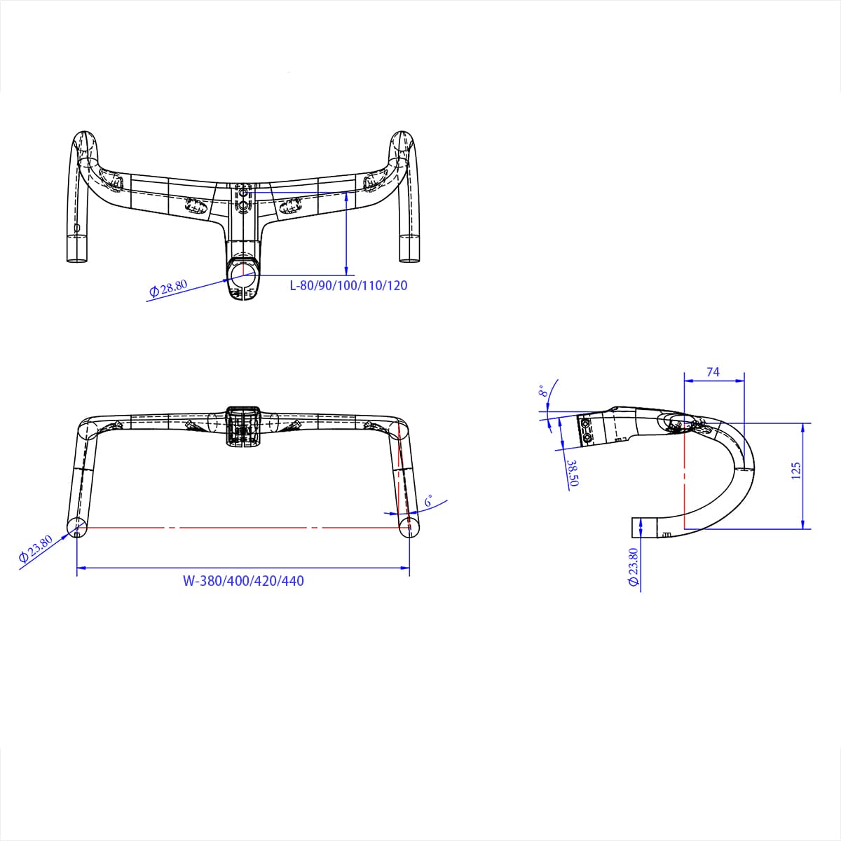 2025 AERONE handlebar-Free shipping and taxes to EU and UK