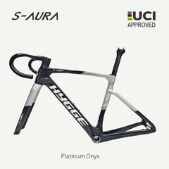 NEW COLOR S-AURA 2026 UCI APPROVED FRAMESET-Platinum Onyx