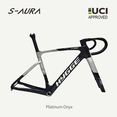 NEW COLOR S-AURA 2026 UCI APPROVED FRAMESET-Platinum Onyx