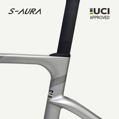 NEW COLOR S-AURA 2026 UCI APPROVED FRAMESET-Platinum Onyx