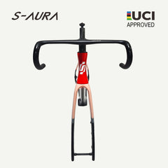 NEW COLOR S-AURA 2026 UCI APPROVED FRAMESET-Blush Crimson