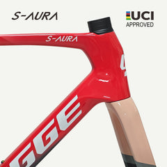 NEW COLOR S-AURA 2026 UCI APPROVED FRAMESET-Blush Crimson