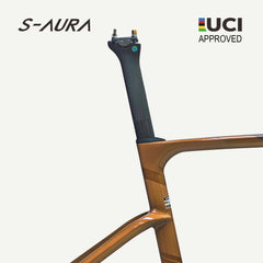 NEW COLOR S-AURA 2026 UCI APPROVED FRAMESET-Amber Onyx