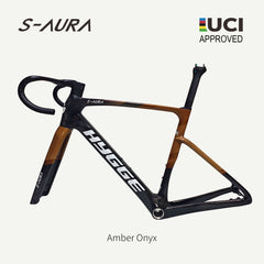 NEW COLOR S-AURA 2026 UCI APPROVED FRAMESET-Amber Onyx