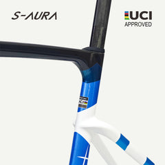 NEW COLOR S-AURA 2026 UCI APPROVED FRAMESET-Prism Blue