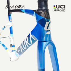 NEW COLOR S-AURA 2026 UCI APPROVED FRAMESET-Prism Blue