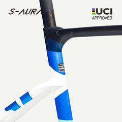 NEW COLOR S-AURA 2026 UCI APPROVED FRAMESET-Prism Blue