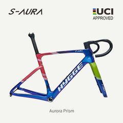 NEW COLOR S-AURA 2026 UCI APPROVED FRAMESET-Aurora Prism
