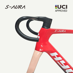 NEW COLOR S-AURA 2026 UCI APPROVED FRAMESET-Blush Crimson