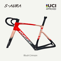 NEW COLOR S-AURA 2026 UCI APPROVED FRAMESET-Blush Crimson