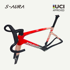 NEW COLOR S-AURA 2026 UCI APPROVED FRAMESET-Blush Crimson